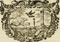 An illustration from Zederyke zinnebeelden : vertoont in konstplaten, door kragtige redeneeringen en maat-digten nutte van het menschelyke leven toegepast (1713)