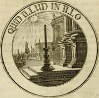 An illustration from Zederyke zinnebeelden : vertoont in konstplaten, door kragtige redeneeringen en maat-digten nutte van het menschelyke leven toegepast (1713)