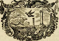 An illustration from Zederyke zinnebeelden : vertoont in konstplaten, door kragtige redeneeringen en maat-digten nutte van het menschelyke leven toegepast (1713)
