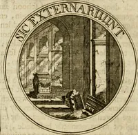 Picture 108 of 143 from Zederyke zinnebeelden : vertoont in konstplaten, door kragtige redeneeringen en maat-digten nutte van het menschelyke leven toegepast (1713), leaf 209