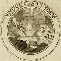 An illustration from Zederyke zinnebeelden : vertoont in konstplaten, door kragtige redeneeringen en maat-digten nutte van het menschelyke leven toegepast (1713)