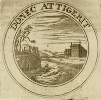Picture 127 of 143 from Zederyke zinnebeelden : vertoont in konstplaten, door kragtige redeneeringen en maat-digten nutte van het menschelyke leven toegepast (1713), leaf 243