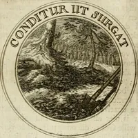 An illustration from Zederyke zinnebeelden : vertoont in konstplaten, door kragtige redeneeringen en maat-digten nutte van het menschelyke leven toegepast (1713)
