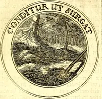 Picture 52 of 148 from Zederyke zinnebeelden, vertoont in konstplaten, door kragtige redeneeringen en maat-digt ten nutte van het menschelyke leven toegepast (1713), leaf 104