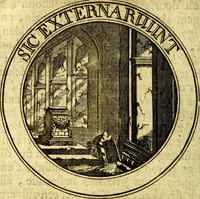 Picture 111 of 148 from Zederyke zinnebeelden, vertoont in konstplaten, door kragtige redeneeringen en maat-digt ten nutte van het menschelyke leven toegepast (1713), leaf 215