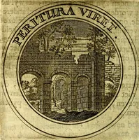 Picture 144 of 148 from Zederyke zinnebeelden, vertoont in konstplaten, door kragtige redeneeringen en maat-digt ten nutte van het menschelyke leven toegepast (1713), leaf 281