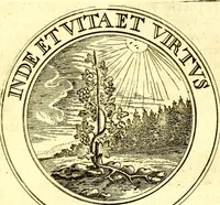 An illustration from Zederyke zinnebeelden, vertoont in konstplaten, door kragtige redeneeringen en maat-digt ten nutte van het menschelyke leven toegepast (1713)