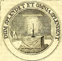 Picture 12 of 148 from Zederyke zinnebeelden, vertoont in konstplaten, door kragtige redeneeringen en maat-digt ten nutte van het menschelyke leven toegepast (1713), leaf 38