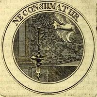 Picture 22 of 148 from Zederyke zinnebeelden, vertoont in konstplaten, door kragtige redeneeringen en maat-digt ten nutte van het menschelyke leven toegepast (1713), leaf 55