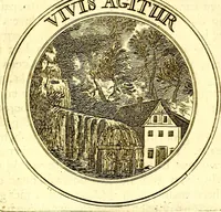 Picture 27 of 148 from Zederyke zinnebeelden, vertoont in konstplaten, door kragtige redeneeringen en maat-digt ten nutte van het menschelyke leven toegepast (1713), leaf 64