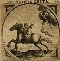 An illustration from Zeeusche nachtegael : ende des selfs driederley ghesang : geheel anders in der waerheydt verthoont, als de selve voor desen by sommige uyt enckel misverstant verkeerdelijck is gheoordeelt (1633)