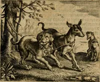 An illustration from Zeeusche nachtegael : ende des selfs driederley ghesang : geheel anders in der waerheydt verthoont, als de selve voor desen by sommige uyt enckel misverstant verkeerdelijck is gheoordeelt (1633)