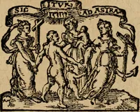 An illustration from Zeeusche nachtegael : ende des selfs driederley ghesang : geheel anders in der waerheydt verthoont, als de selve voor desen by sommige uyt enckel misverstant verkeerdelijck is gheoordeelt (1633)