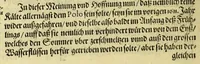 An illustration from Zehender Theil der Orientalischen Indien begreiffendt Eine kurtze Beschreibung der neuwen Schiffart gegen NordtOften, vber die Amerische Inseln in Chinam vnd Iapponiam, von einem Engelländer Henrich Hudson newlich erfunden, beneben kurtzer Andeutung der Inseln vnd Oerter, so auff derselben Reyse von den Holländern hiebevor endeckt worden, auss Johann Hegen von Lintschotten Reise gezogen. : Item ein Discurs an Jhr. Kön. Maj. in Spanien, wegen dess fünfften Theils der Welt, Terra Australis incognita genannt, von einem Capitein Petro Ferdinandes de Quir, &c. vbergeben. Beneben einer Delineation vnnd Beschreibung der Länder der Samojeden vnd Tingoesen, in der Tartarey gegen Morgen der Enge oder Vberfahrt bey Weygats gelegen, so newlich von den Mosscowitern endecket vnd eingenommen. (1613)
