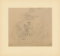An illustration from Zeichnungen nach Wu Tao-tze aus der Götter- und Sagenwelt Chinas (1913)