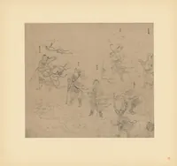 An illustration from Zeichnungen nach Wu Tao-tze aus der Götter- und Sagenwelt Chinas (1913)