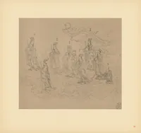 An illustration from Zeichnungen nach Wu Tao-tze aus der Götter- und Sagenwelt Chinas (1913)