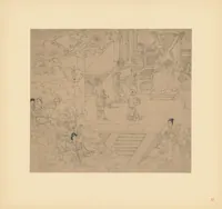 An illustration from Zeichnungen nach Wu Tao-tze aus der Götter- und Sagenwelt Chinas (1913)