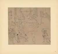 An illustration from Zeichnungen nach Wu Tao-tze aus der Götter- und Sagenwelt Chinas (1913)