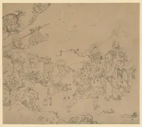 Picture 13 of 14 from Zeichnungen nach Wu Tao-tze aus der Götter- und Sagenwelt Chinas (1913), leaf 73