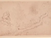 An illustration from Zeichnungen von Riza Abbasi .. (1914)