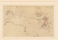 An illustration from Zeichnungen von Riza Abbasi .. (1914)