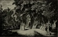 An illustration from Zeitgenossen Chodowieckis; lose Blätter schweizerischer Buchkunst (1921)