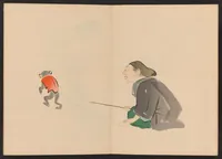 An illustration from Zeshin iboku tairyūkyo gafu (1907)