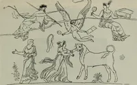 An illustration from Zeus : a study in ancient religion (1914)