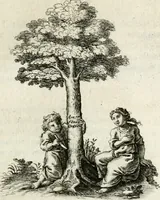 An illustration from Zinne-beelden der liefde, met puntdigten (1732)