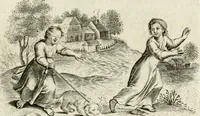 Picture 27 of 56 from Zinne-beelden der liefde, met puntdigten (1732), leaf 208