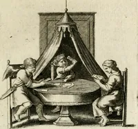 Picture 34 of 56 from Zinne-beelden der liefde, met puntdigten (1732), leaf 252