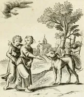 Picture 38 of 56 from Zinne-beelden der liefde, met puntdigten (1732), leaf 284