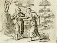 An illustration from Zinne-beelden der liefde, met puntdigten (1732)