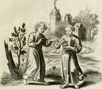 Picture 44 of 56 from Zinne-beelden der liefde, met puntdigten (1732), leaf 324