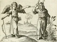 An illustration from Zinne-beelden der liefde, met puntdigten (1732)