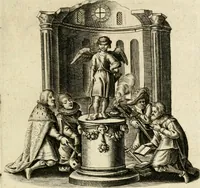 An illustration from Zinne-beelden der liefde, met puntdigten (1732)
