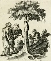 An illustration from Zinne-beelden der liefde, met puntdigten en aanteekeningen (1732)