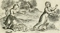 An illustration from Zinne-beelden der liefde, met puntdigten en aanteekeningen (1732)
