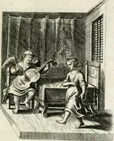 An illustration from Zinne-beelden der liefde, met puntdigten en aanteekeningen (1732)