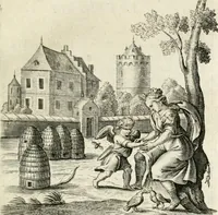 An illustration from Zinne-beelden der liefde, met puntdigten en aanteekeningen (1732)