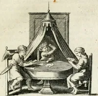 An illustration from Zinne-beelden der liefde, met puntdigten en aanteekeningen (1732)