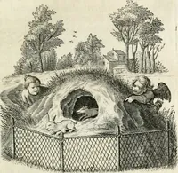 An illustration from Zinne-beelden der liefde, met puntdigten en aanteekeningen (1732)