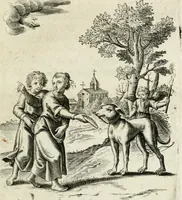 An illustration from Zinne-beelden der liefde, met puntdigten en aanteekeningen (1732)
