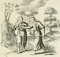 An illustration from Zinne-beelden der liefde, met puntdigten en aanteekeningen (1732)