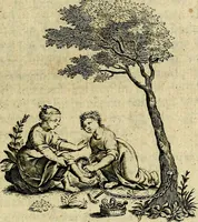 An illustration from Zinne-beelden der liefde, met puntdigten (1732)
