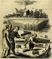 An illustration from Zinne-beelden der liefde, met puntdigten (1732)