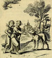 An illustration from Zinne-beelden der liefde, met puntdigten (1732)