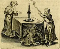 An illustration from Zinne-beelden der liefde, met puntdigten (1732)