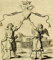 An illustration from Zinne-beelden der liefde, met puntdigten (1732)